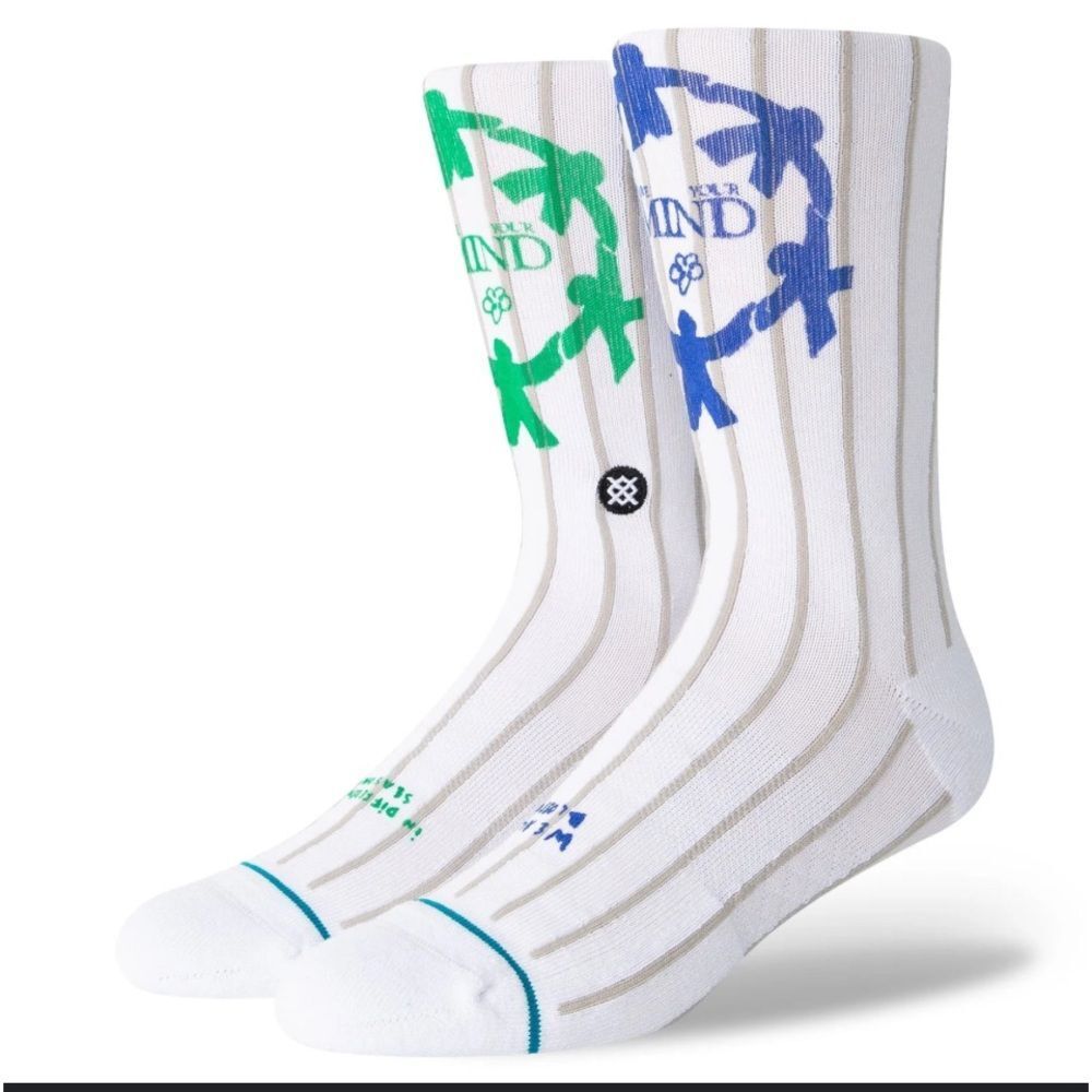 STANCE MENS SOCKS XBADBOYPAPI “LOVE YOUR MIND” CASUAL SIZE LARGE NWT